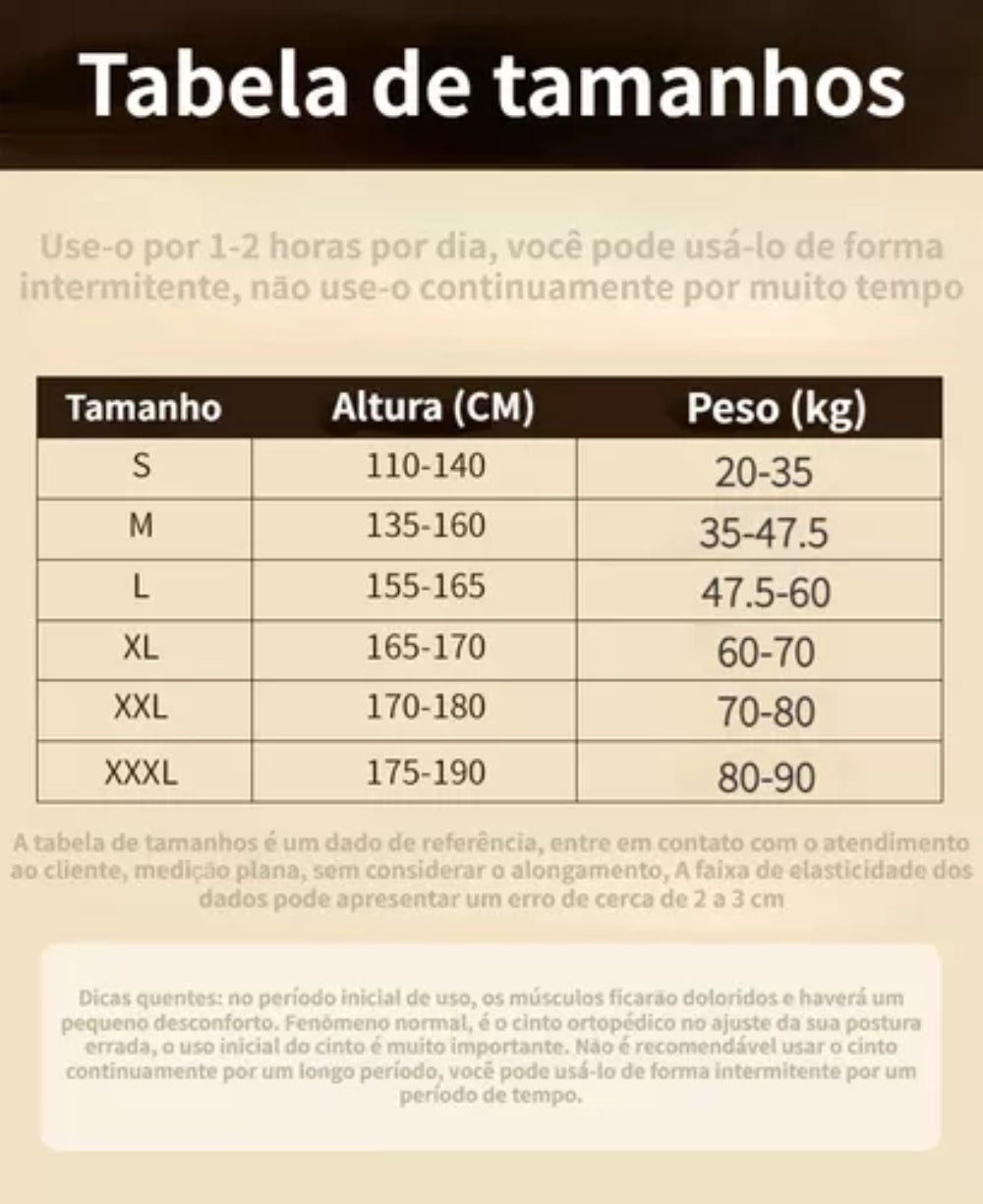 Chaleco Corrector De Postura Ortopédico