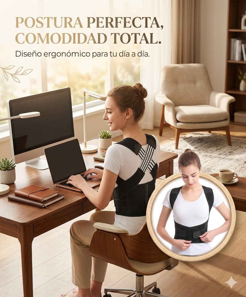 Chaleco Corrector De Postura Ortopédico