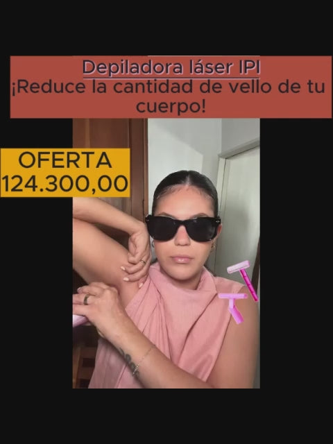 Depilador laser IPL- Reductor del crecimiento del vello